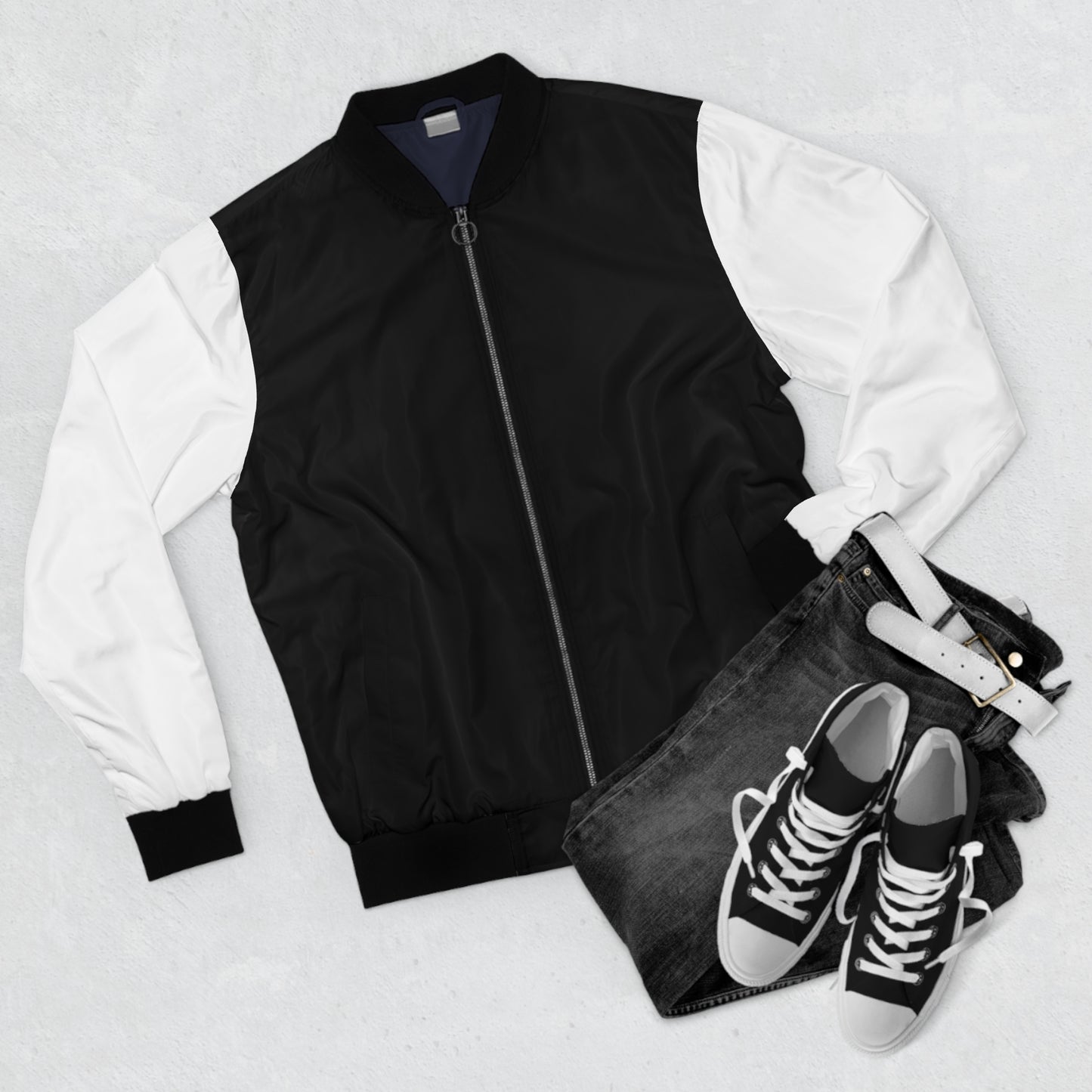 "TAKE THE RISK OR LOSE THE CHANCE" Bomber Jacket