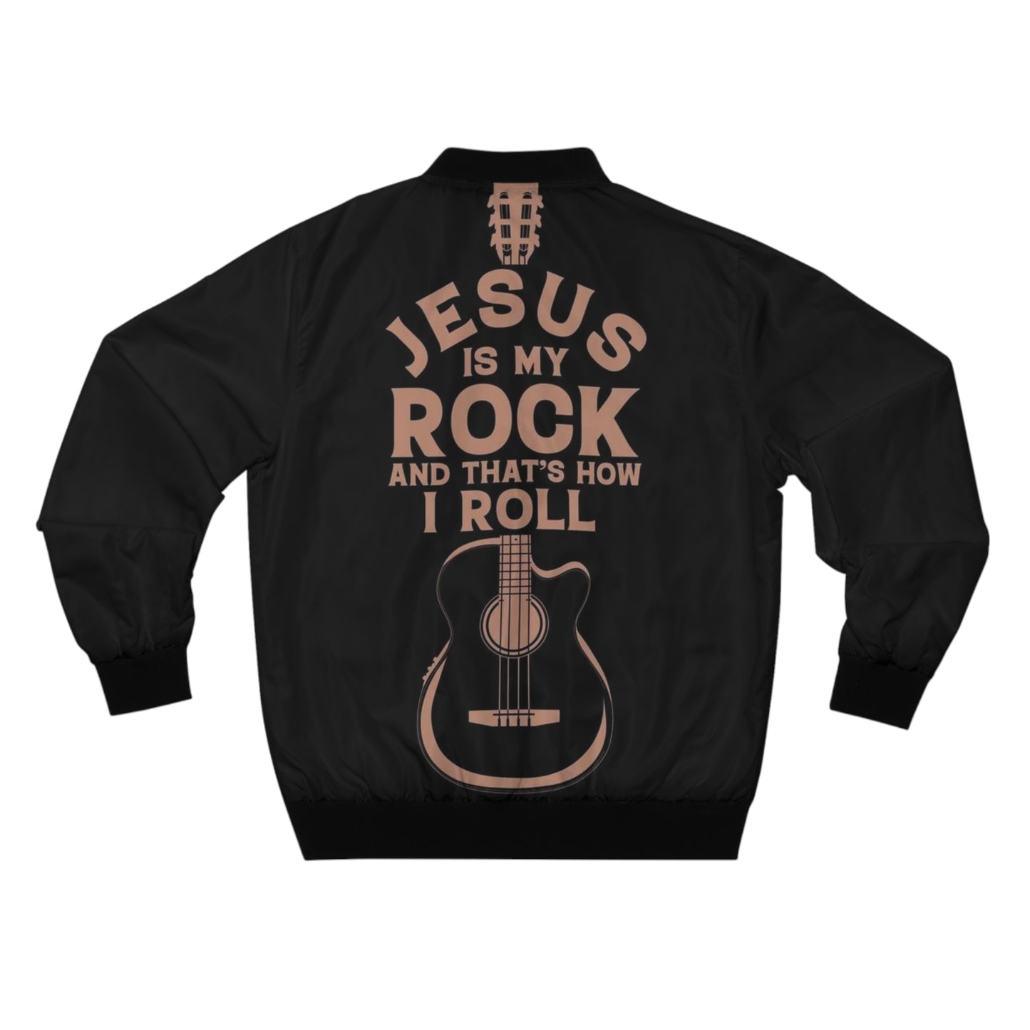 "Jesus is my rock..." Bomber Jacket