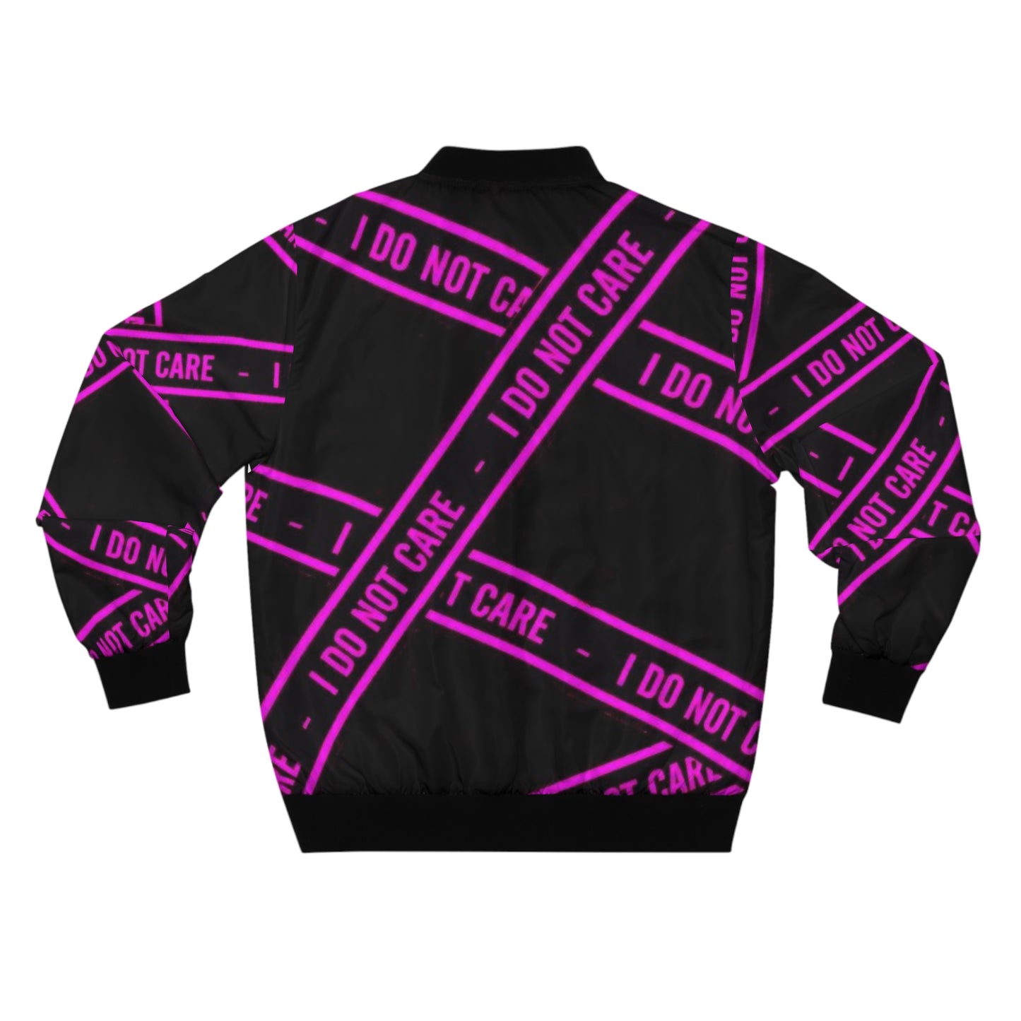 "I DO NOT CARE" Bomber Jacket