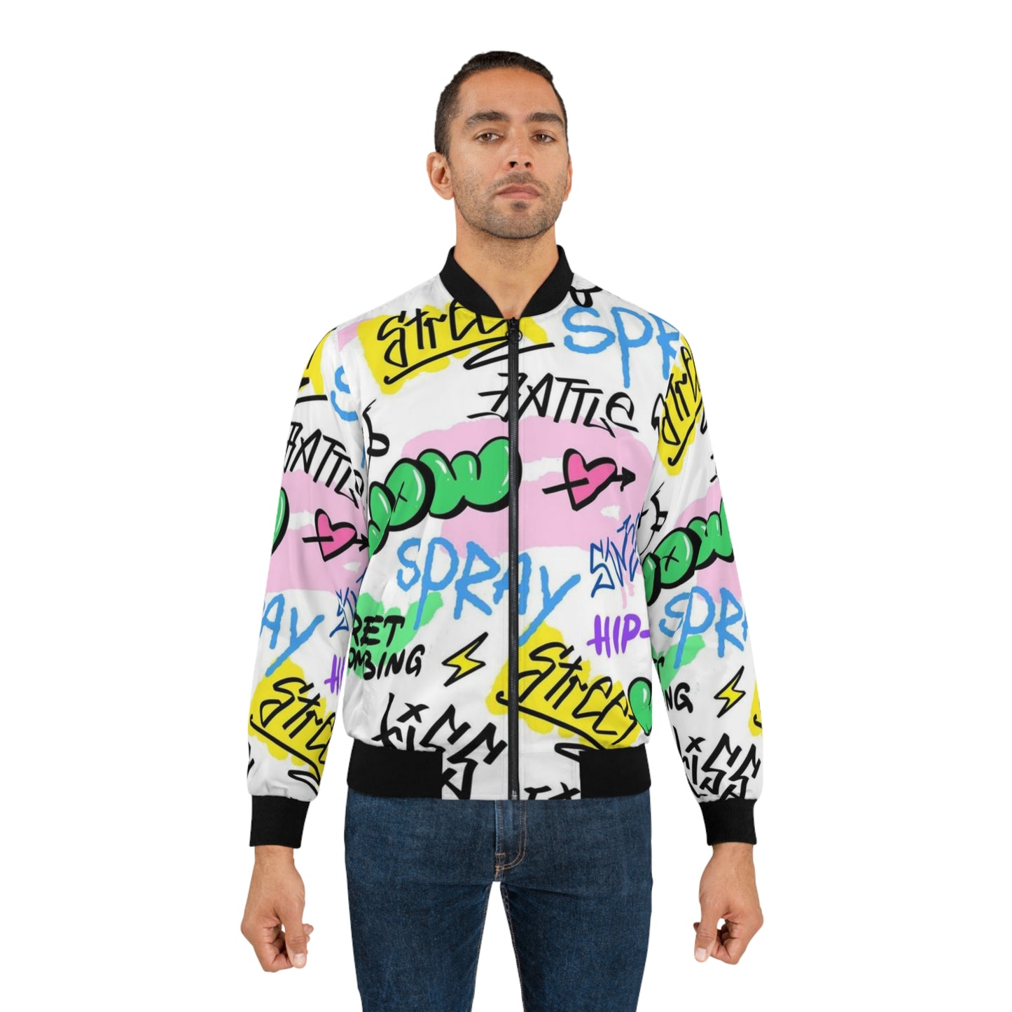 "GRAFFITI" Bomber Jacket