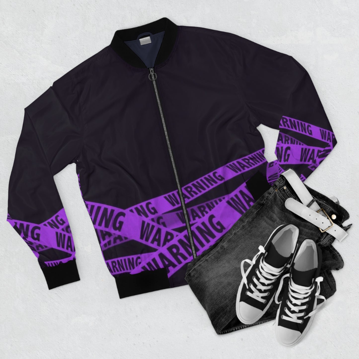 WARNING Bomber Jacket