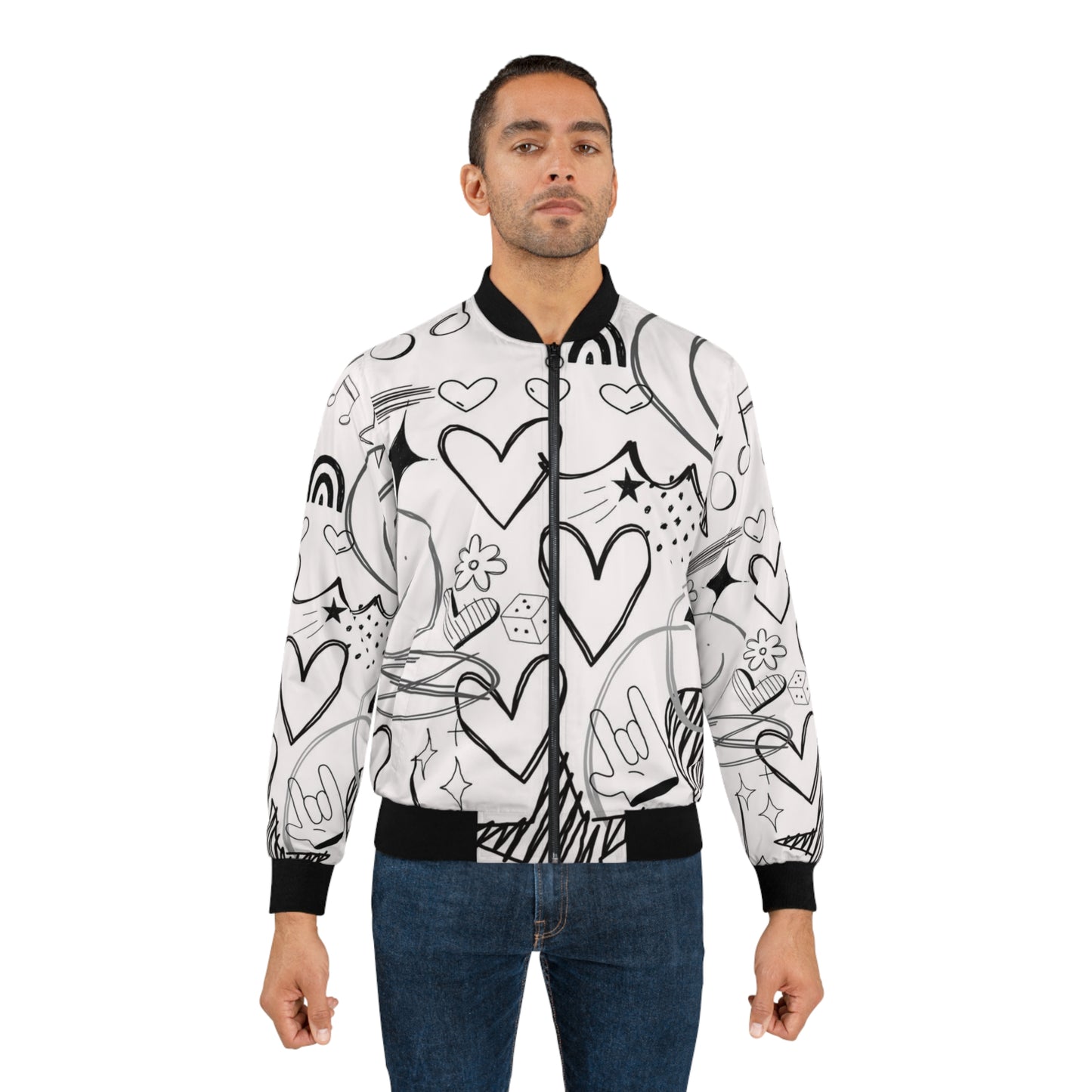 "Sketch" Bomber Jacket