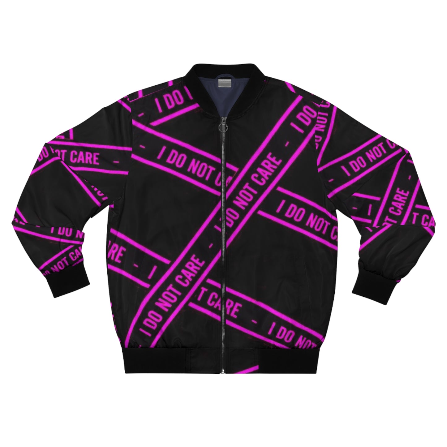 "I DO NOT CARE" Bomber Jacket